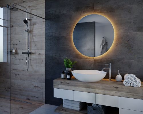 Inteligentne lustro do łazienki z ciepłym oświetleniem C3