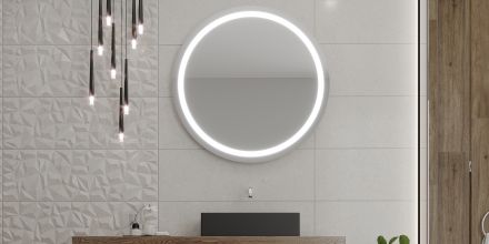 Okrągłe lustra LED premium